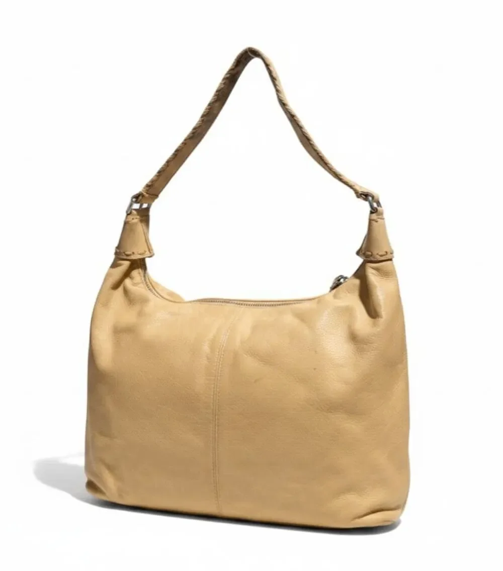 MICHAEL KORS Beige Leather Hobo Bag